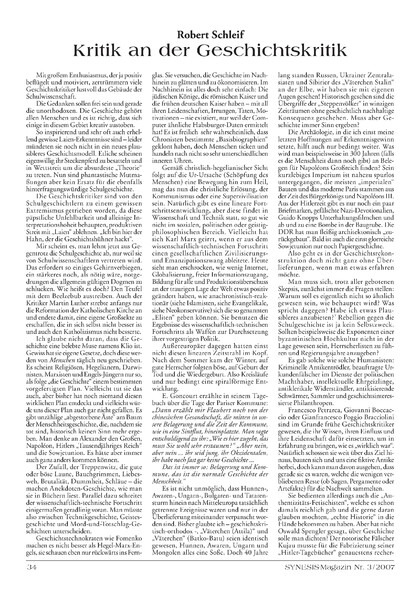 Kritik an der Geschichtskritik