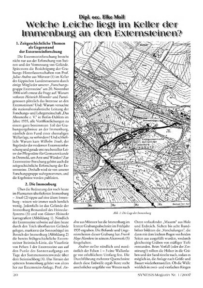 Welche Leiche liegt im Keller der Immenburg an den Externsteinen?