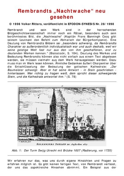 Rembrandts “Nachtwache” neu gesehen