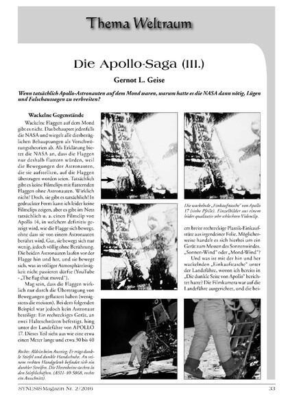 Die Apollo-Saga (III.)