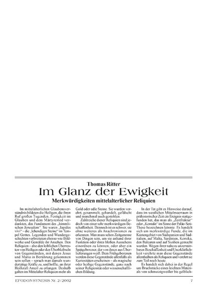 Im Glanz der Ewigkeit