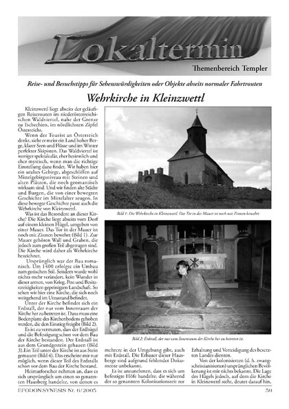 Kirche in Kleinzwettl