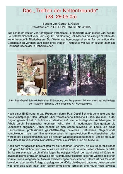 Das „Treffen der Keltenfreunde“