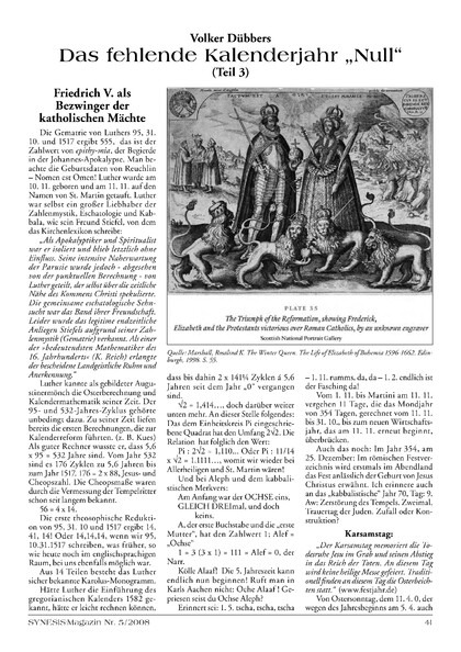 Das fehlende Kalenderjahr „Null“ (Teil 3)