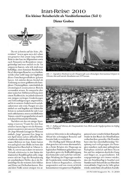Iran-Reise 2010 – Ein kleiner Reisebericht als Vorabinformation (Teil 1)