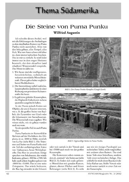 Die Steine von Puma Punku