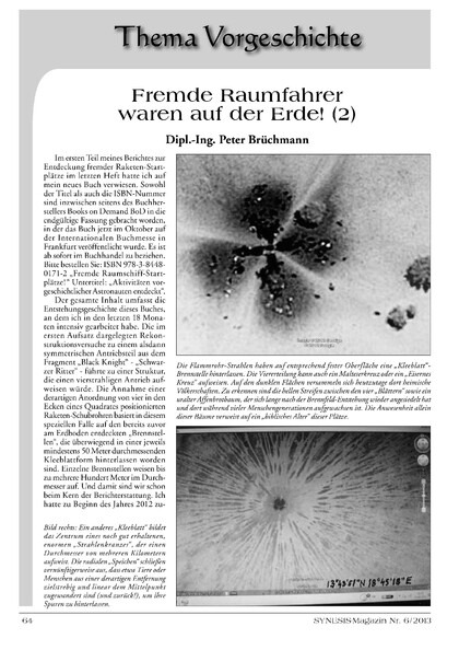 Fremde Raumfahrer waren auf der Erde! (2)
