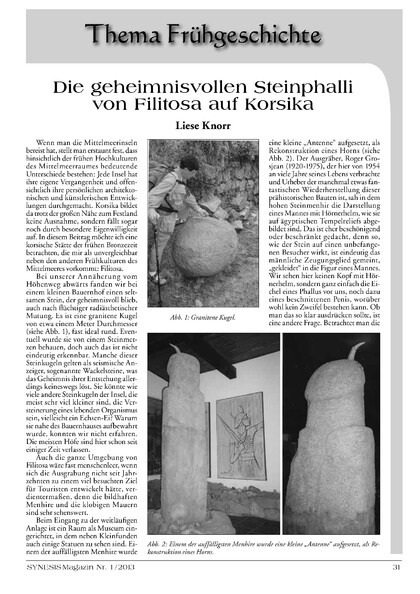 Die geheimnisvollen Steinphalli von Filitosa auf Korsika