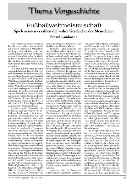 Fußballweltmeisterschaft (Erhard Landmann)