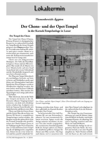 Der Chons- und der Opet-Tempel in der Karnak-Tempelanlage in Luxor (Gernot L. Geise)