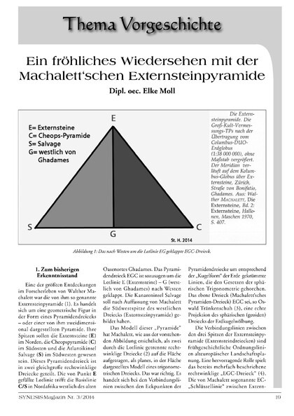 Ein fröhliches Wiedersehen mit der Machalett‘schen Externsteinpyramide (Dipl. oec. Elke Moll)
