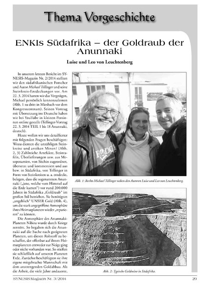 ENKIs Südafrika – Der Goldraub der Anunnaki (Luise und Leo von Leuchtenberg)