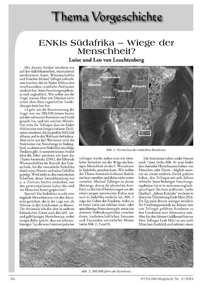 ENKIs Südafrika – Wiege der Menschheit? (Luise und Leo von Leuchtenberg)