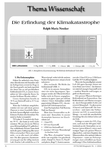 Die Erfindung der Klimakatastrophe (Ralph-Maria Netzker)