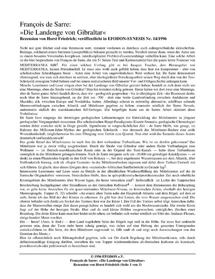 „Die Landenge von Gibraltar“ von François de Sarre