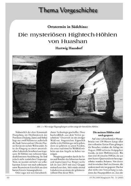 Ortstermin in Süd-China: Die mysteriösen Hightech-Höhlen von Huashan