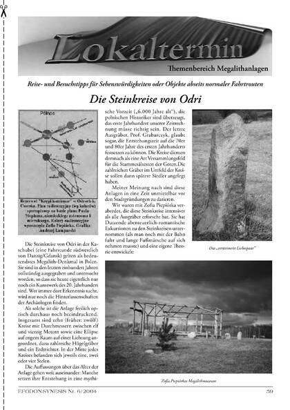 Die Steinkreise von Odri