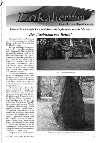 Der „Steintanz von Boitin“