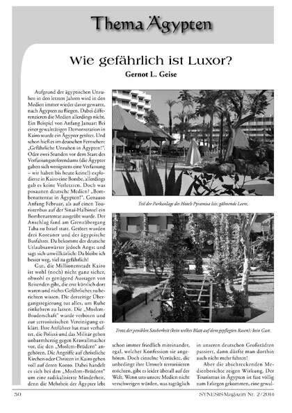 Wie gefährlich ist Luxor?