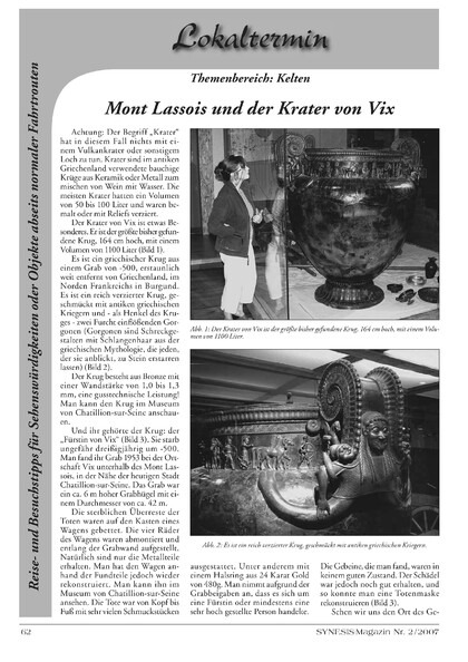 Mont Lassois und der Krater von Vix